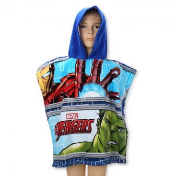 Avengers hooded poncho