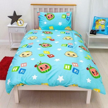Cocomelon dekbedhoes blauw