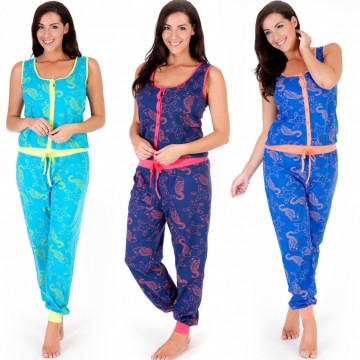 Onesie mouwloos maat S/M t/m L/XL