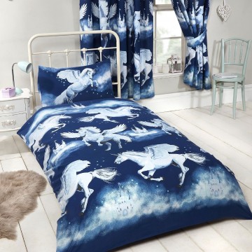 Eenhoorn dekbed   150 x 120 centimeter