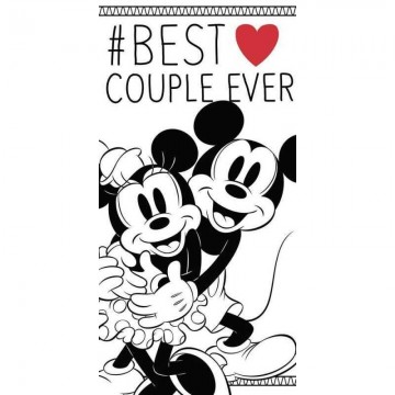 Mickey en minnie mouse handdoek