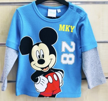 Mickey mouse longsleeve blauw