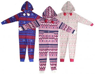 Onesie fleece maat 122/128