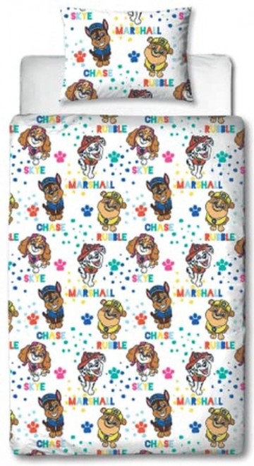 Paw patrol dekbedovertrek achterkant