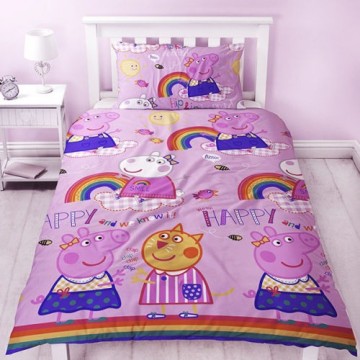 Peppa pig dekbedovertrek voorkant