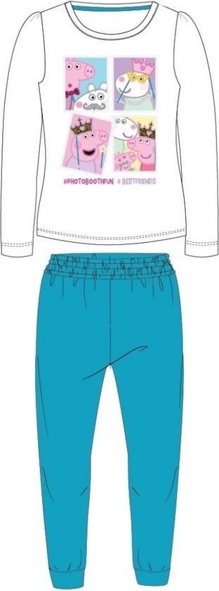 Peppa pig pyjama blauw