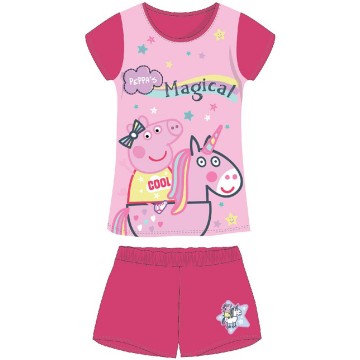 Peppa pig shortama donkerroze