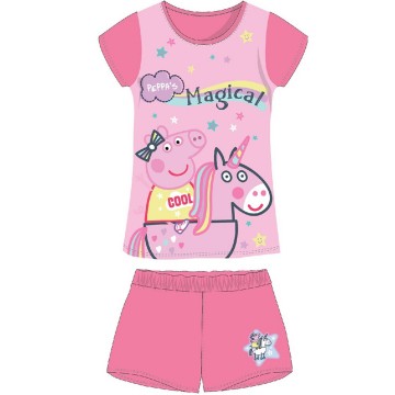Peppa pig shortama lichtroze