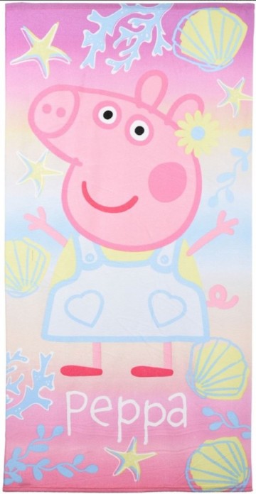 Peppa pig strandlaken 140 x 70 centimeter