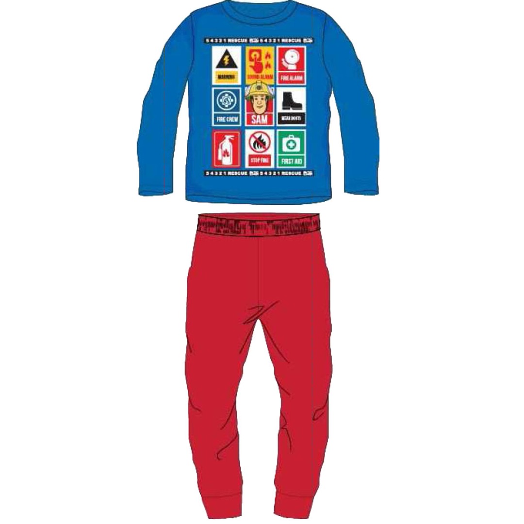 Brandweerman pyjama - maat 110 t/m 134 - Jongens maat 74 t/m 140 - www.karaktershop.nl