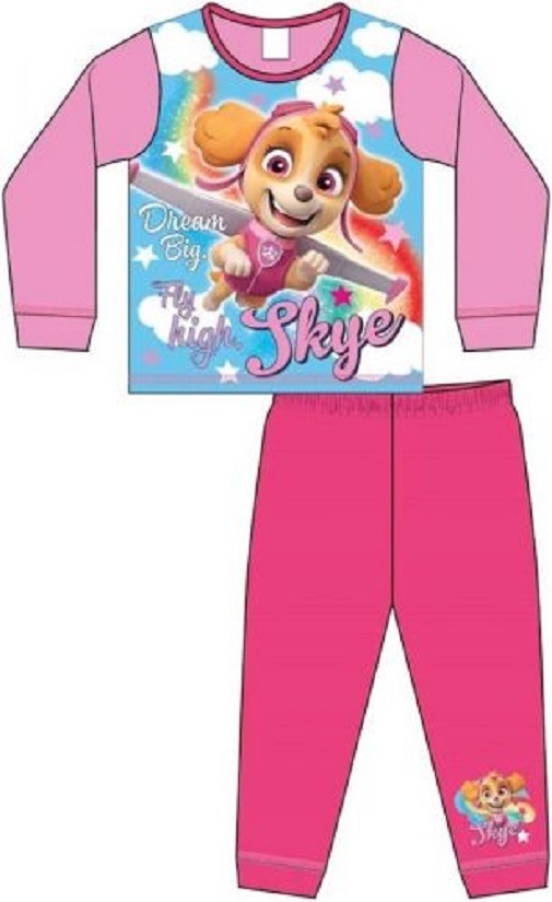 viool Iets Dankzegging Paw Patrol pyjama maat 92 t/m 110 - Meisjes maat 62 t/m 140 -  www.karaktershop.nl